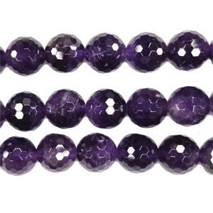 AMETHYST FACETED ROUND 14MM